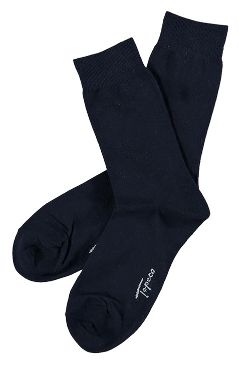 Topeco  Enfärgade Strumpor Marinblå