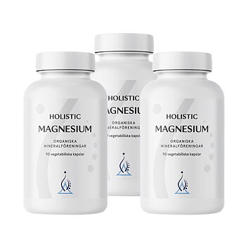 3 x Magnesium 90 kap Holistic