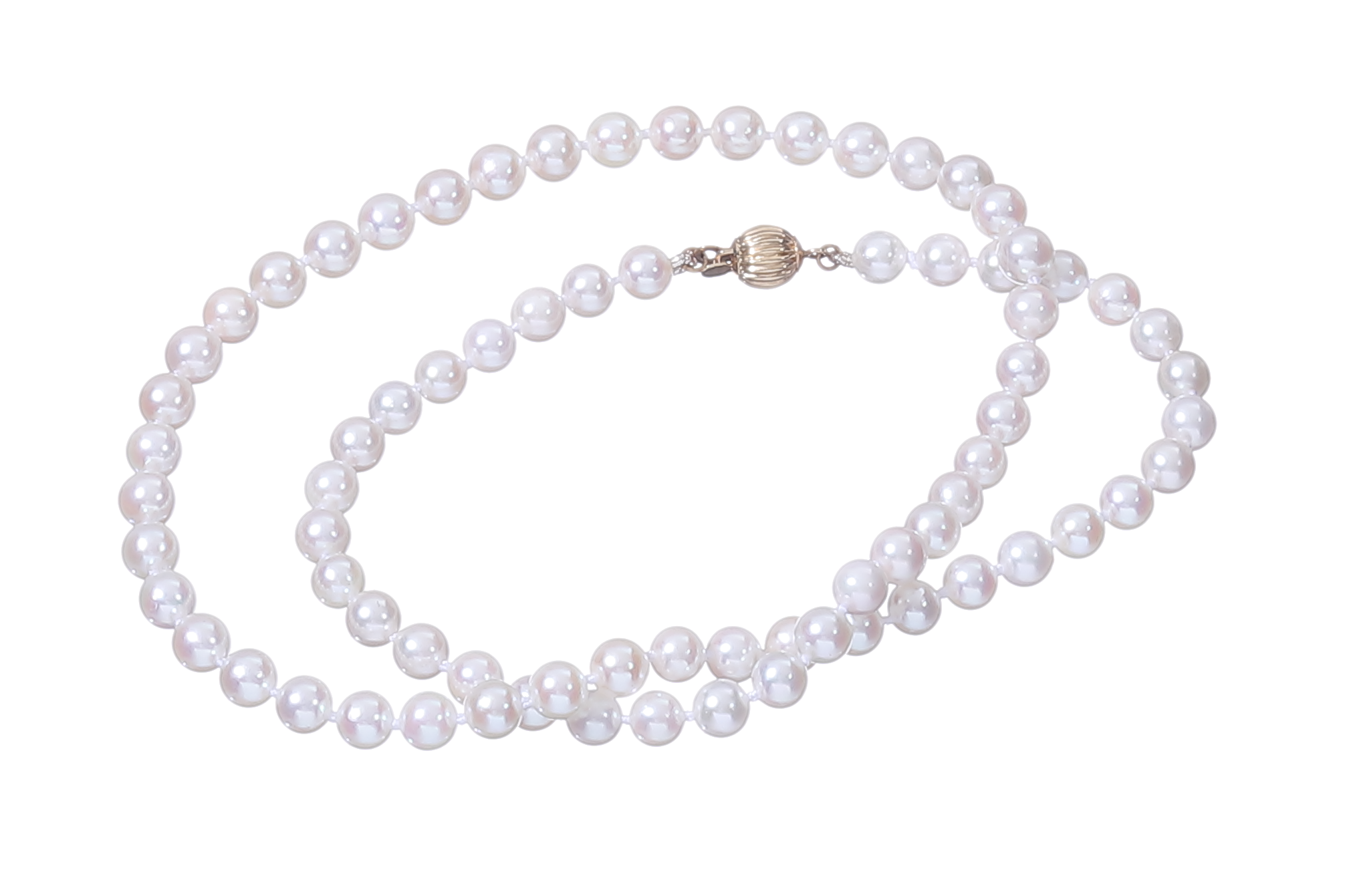 SOLD-OUT! Collana di perle Akoya di qualità AAA da 5-5,5 mm con chiusura in oro 