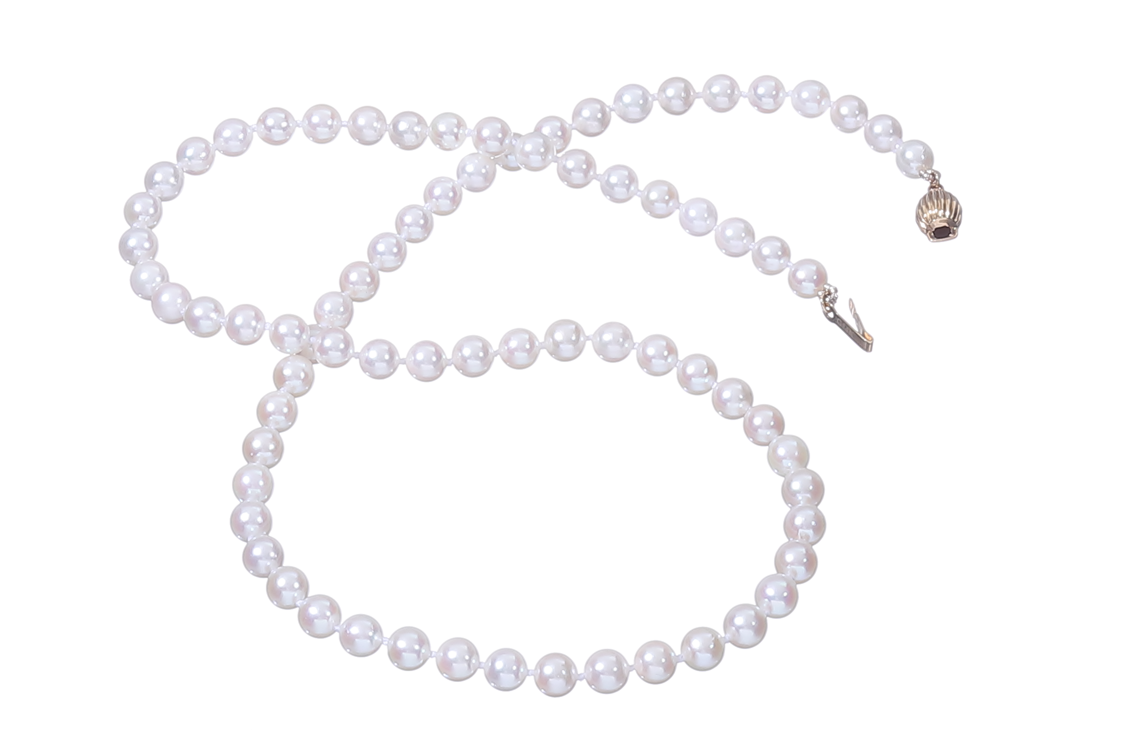 SOLD-OUT! Collana di perle Akoya di qualità AAA da 5-5,5 mm con chiusura in oro  - 3