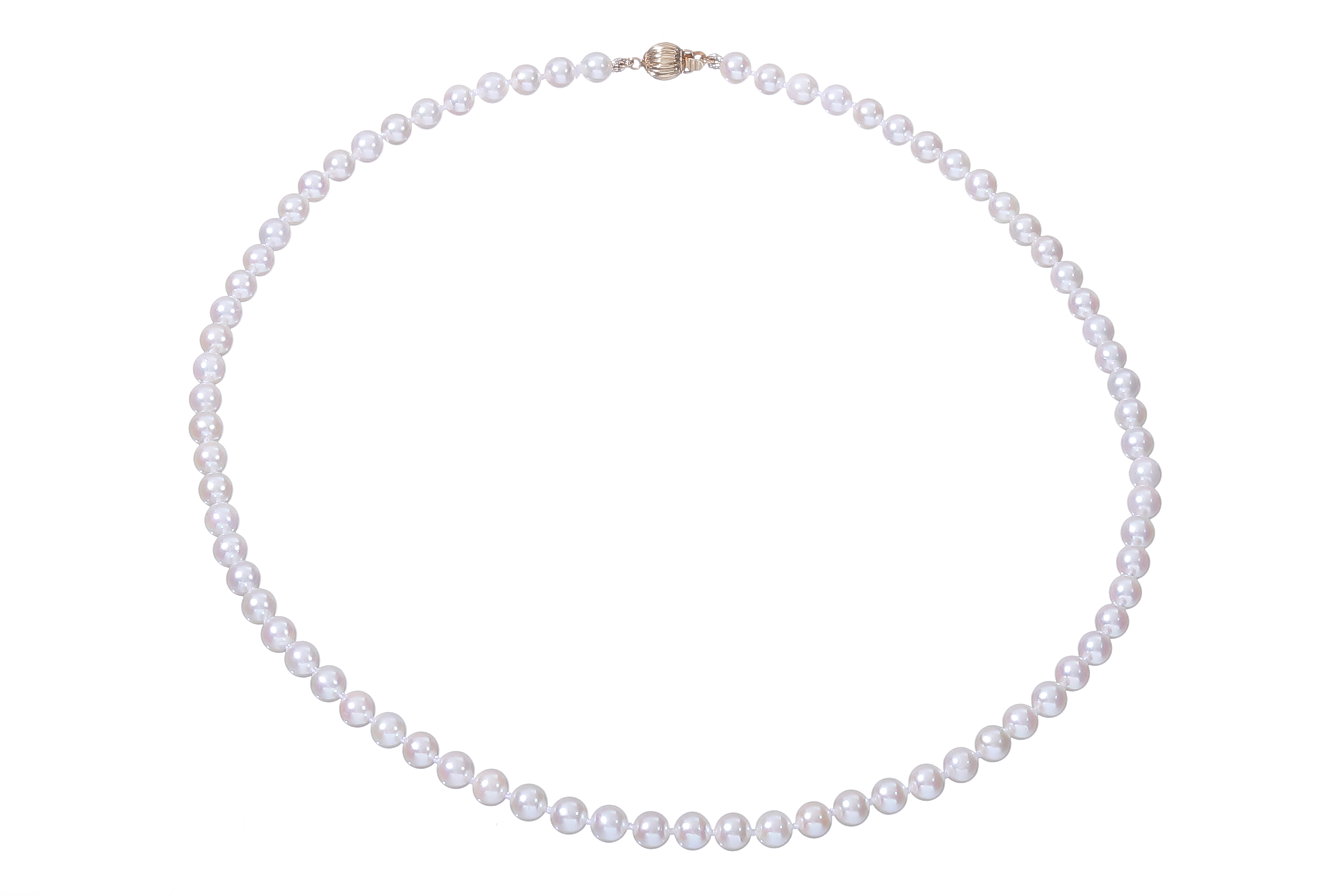 SOLD-OUT! Collana di perle Akoya di qualità AAA da 5-5,5 mm con chiusura in oro  - 2