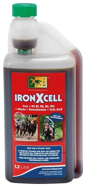 IronXcell (1,2liter) IronXcell levererar vitaminer och näringsämnen för att stärka högpresterande hästars atletiska potential.