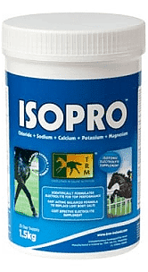 Isopro 2000 (1,5kg) Innehåller alla essentiella electrolyter som din häst behöver efter ett hårt träningspass.