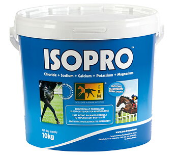 Isopro 2000 (10kg)  Innehåller alla essentiella electrolyter som din häst behöver efter ett hårt träningspass.