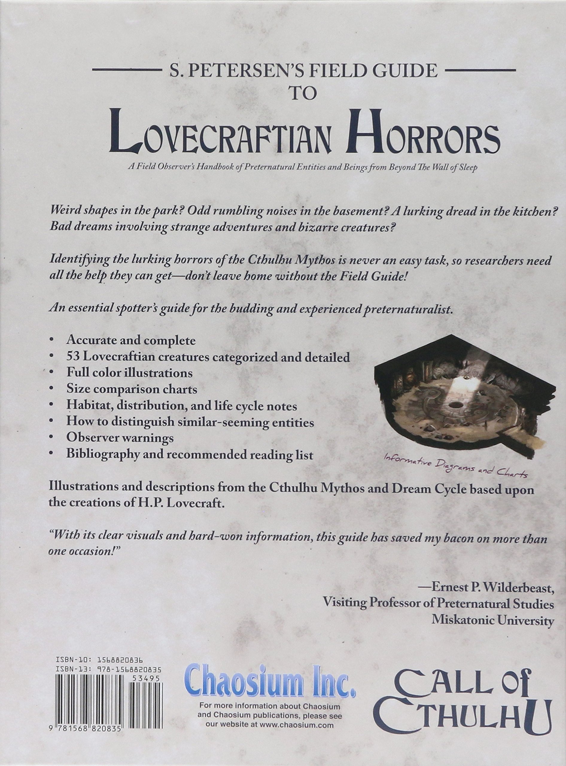 Call of Cthulhu RPG - S. Petersens Field Guide to Lovecraftian Horrors + PDF - 2