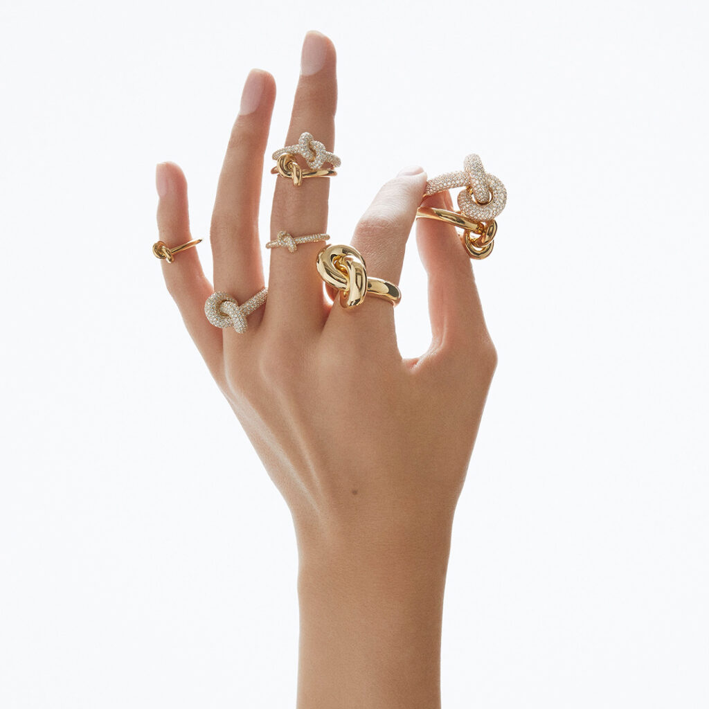 Kultasormus The Legacy Knot Mini Dia - 2
