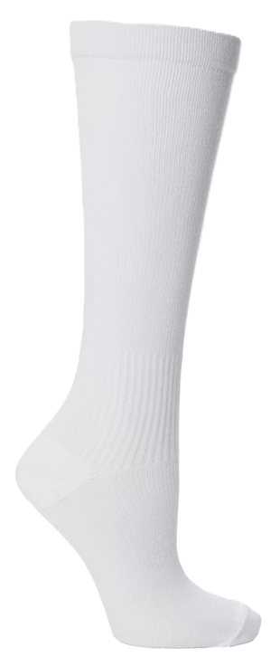 Zent Stödstrumpor Bambu Vit