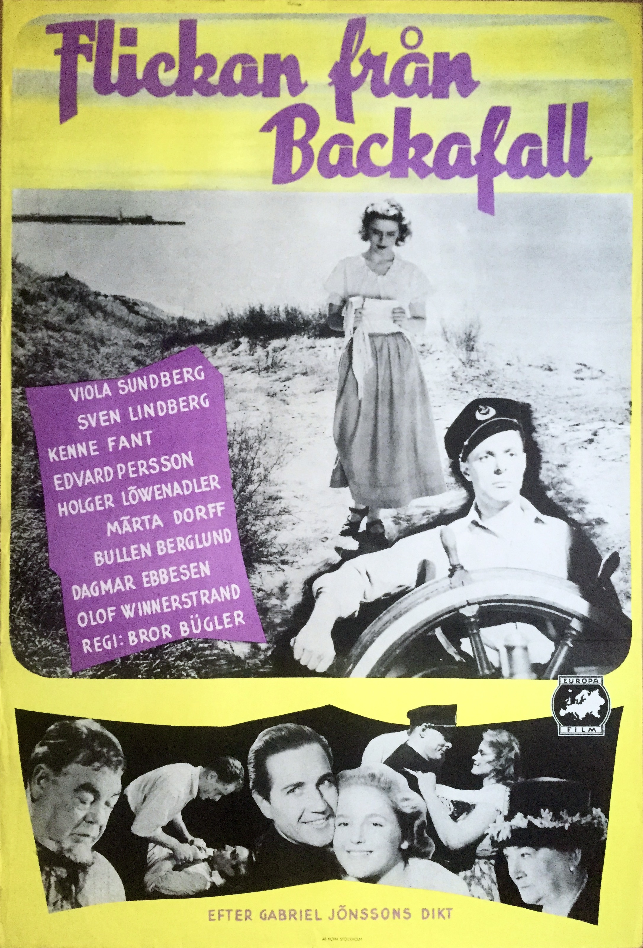 FLICKAN FRÅN BACKAFALL (1953) - 2