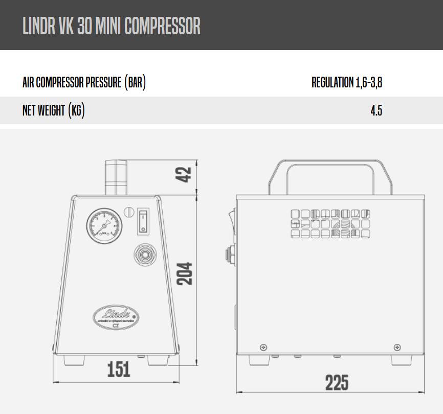 Lindr kompressor 30 - 2