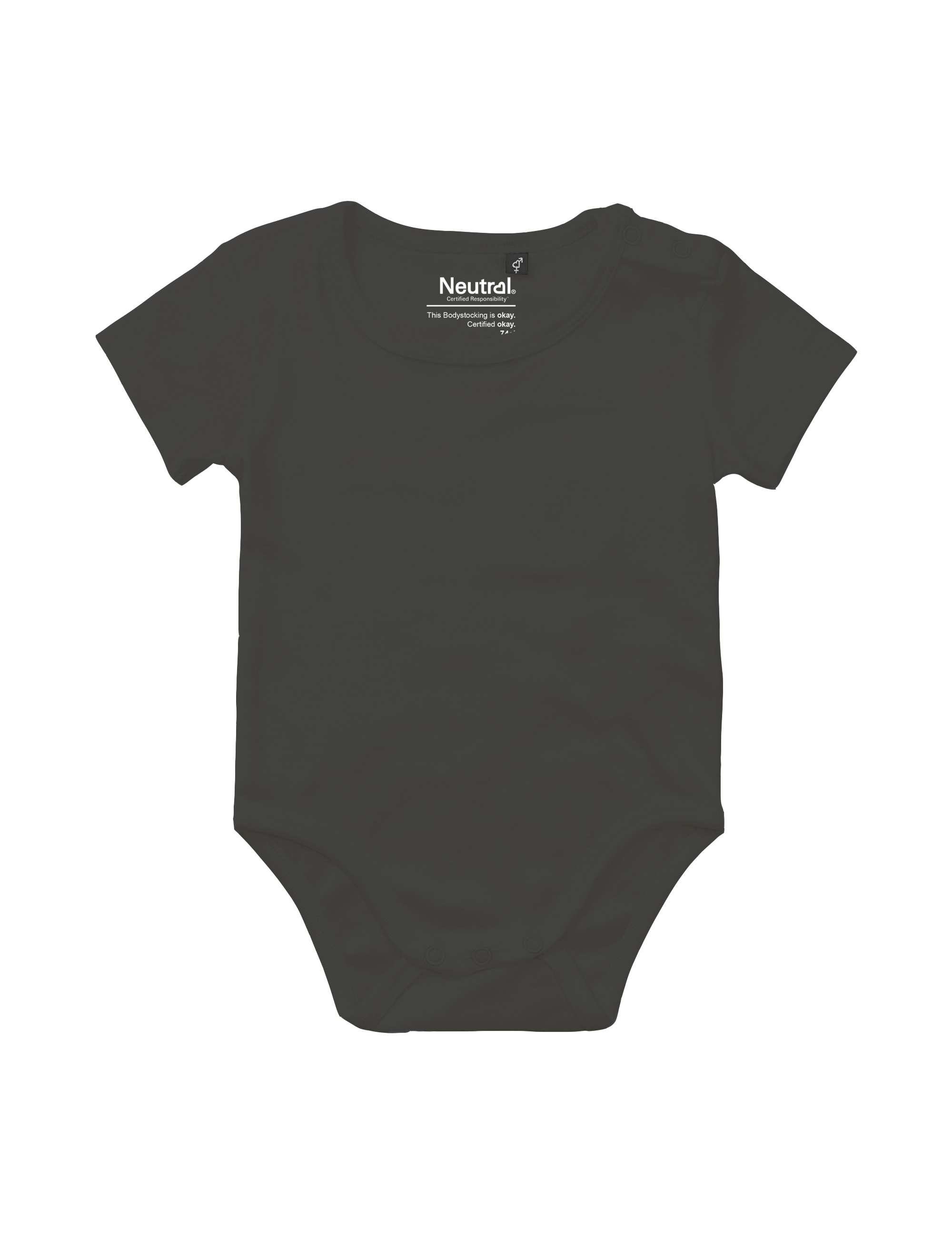 Bebis Kortärmad Body - Neutral - Fairtrade & EKO, GOTS - 10  olika färger - 5