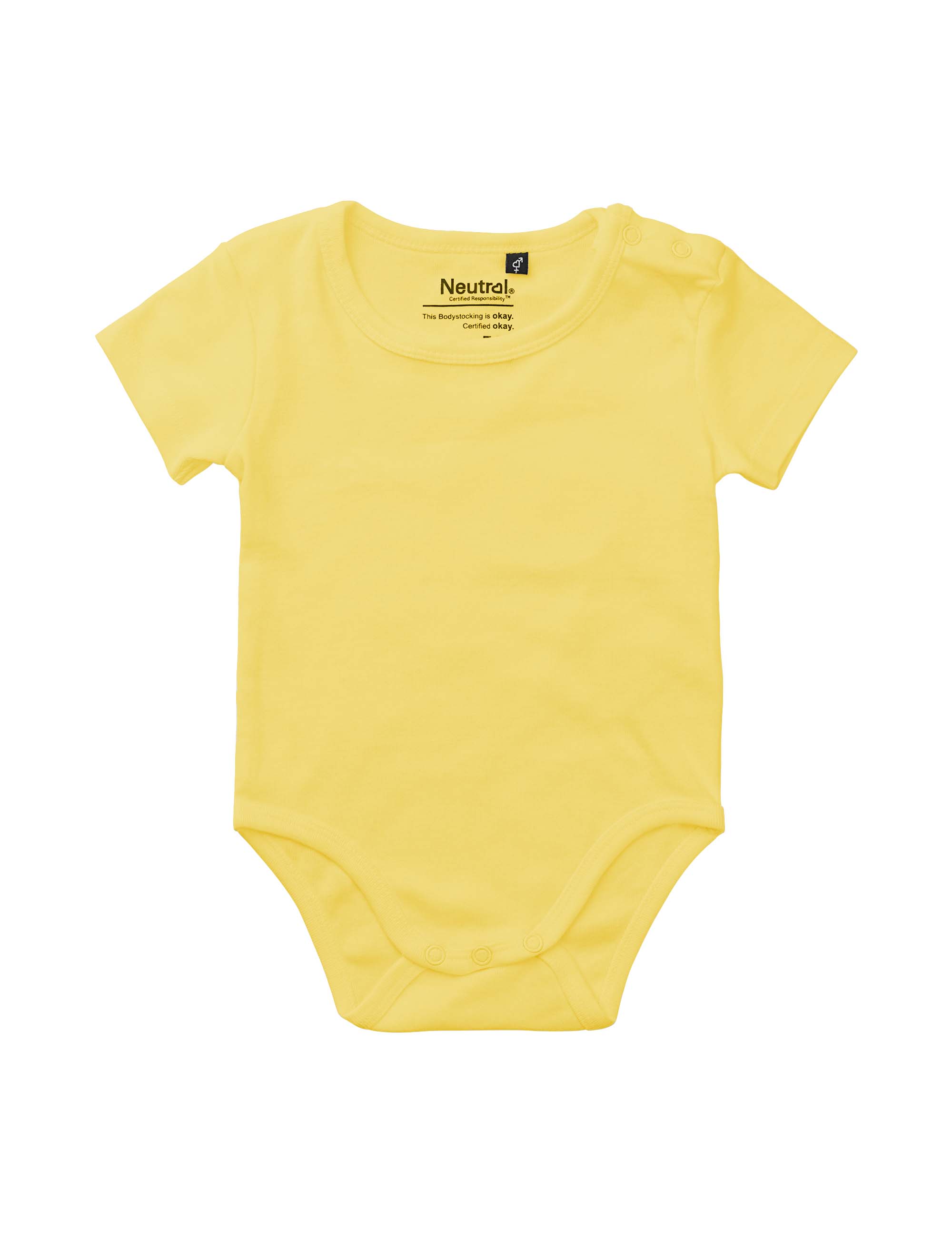 Bebis Kortärmad Body - Neutral - Fairtrade & EKO, GOTS - 10  olika färger - 10