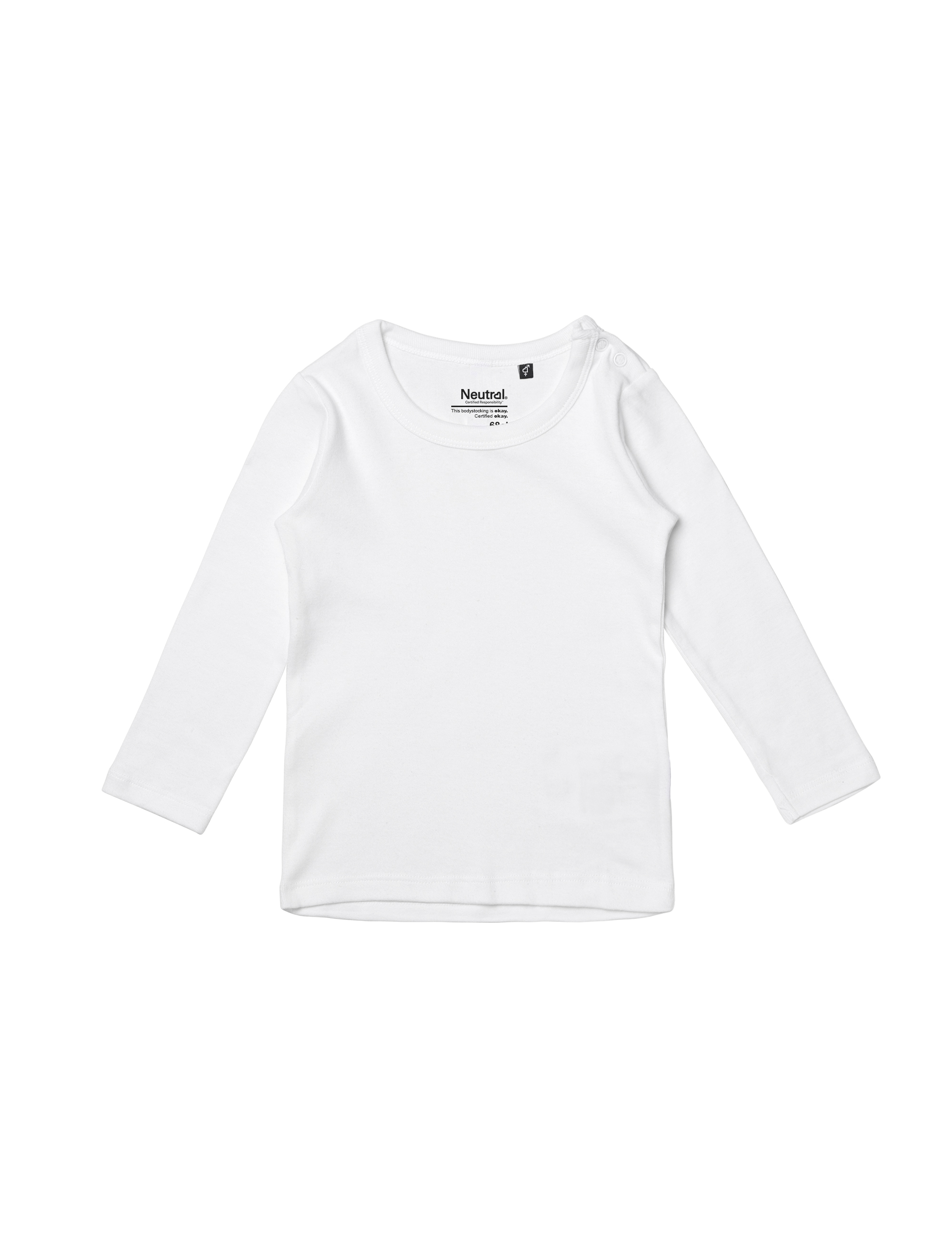 Babies Long Sleeve T-shirt, Neutral, Fairtrade & EKO GOTS - 3 different color - 2
