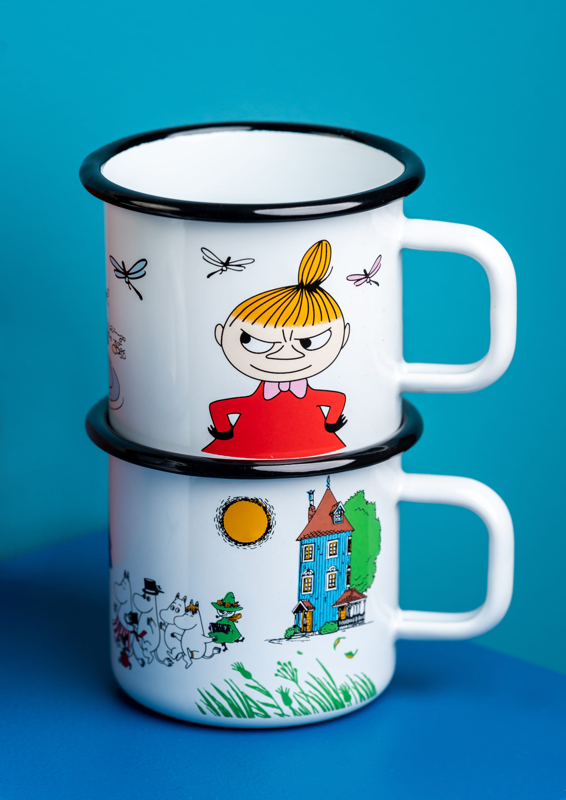 Mumin emaljmuggar från Muurla