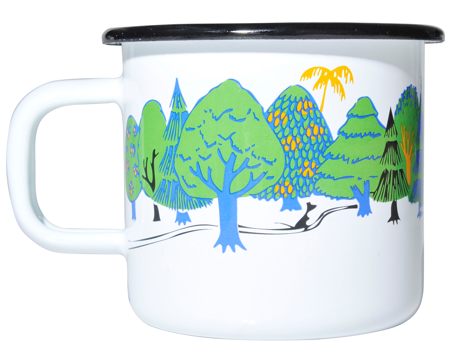 Moomin Enamelmug, 3,7 dl - Colors - Moominvalley  - 2