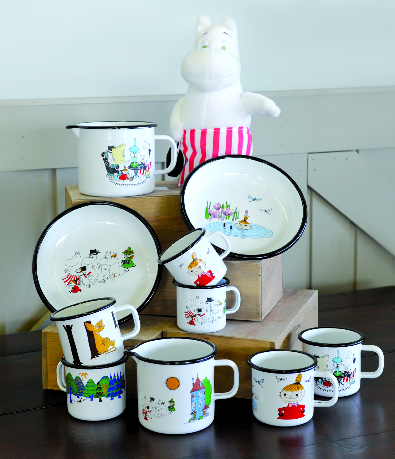 Moomin Enamelmug, 3,7 dl - Colors - Moominvalley  - 5