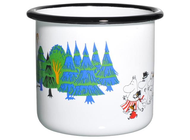 Moomin Enamelmug, 3,7 dl - Colors - Moominvalley  - 3