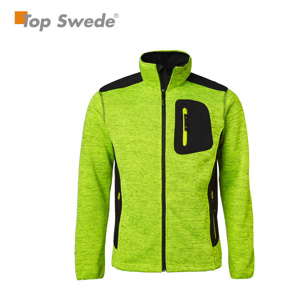 Stickad Fleecejacka Topswede
