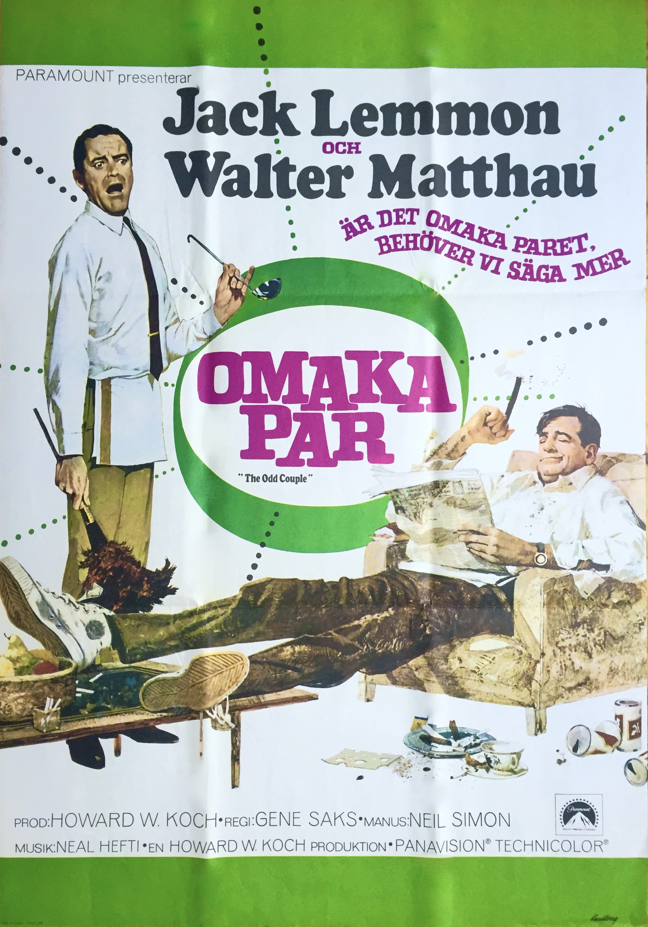 THE ODD COUPLE (1968) - 2
