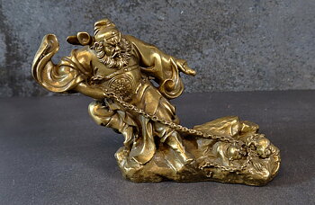 Zhongkui - Demonjägare - Brons Staty  