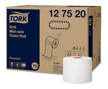Tork Mid-size Mjukt Toalettpapper, T6