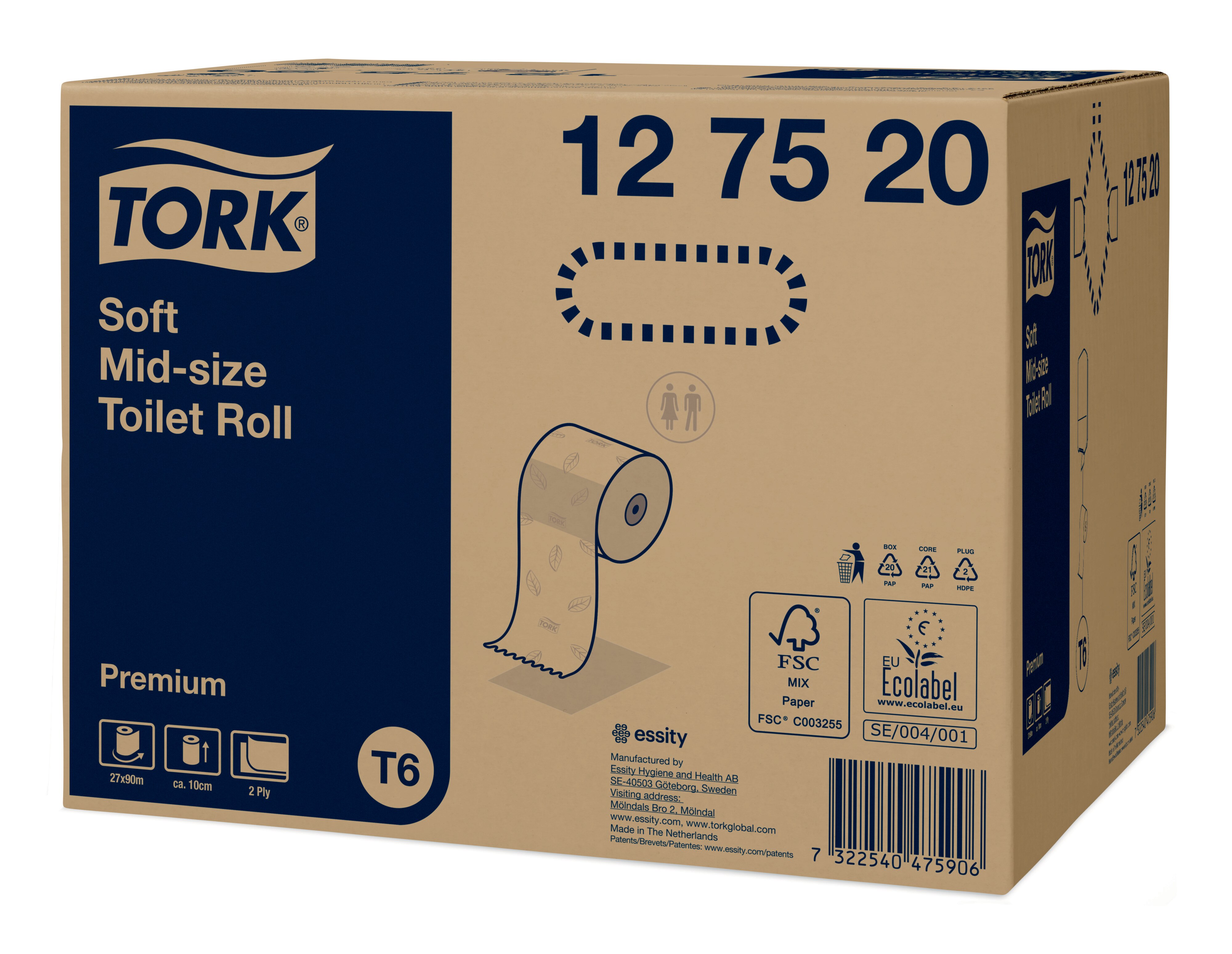 Tork Mid-size Mjukt Toalettpapper, T6 - 3
