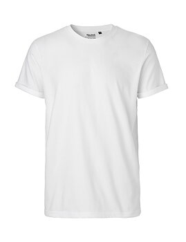 T-shirt Upprullade ärmar - Herr - Neutral - Fairtrade, EKO & GOTS - 11 olika färger