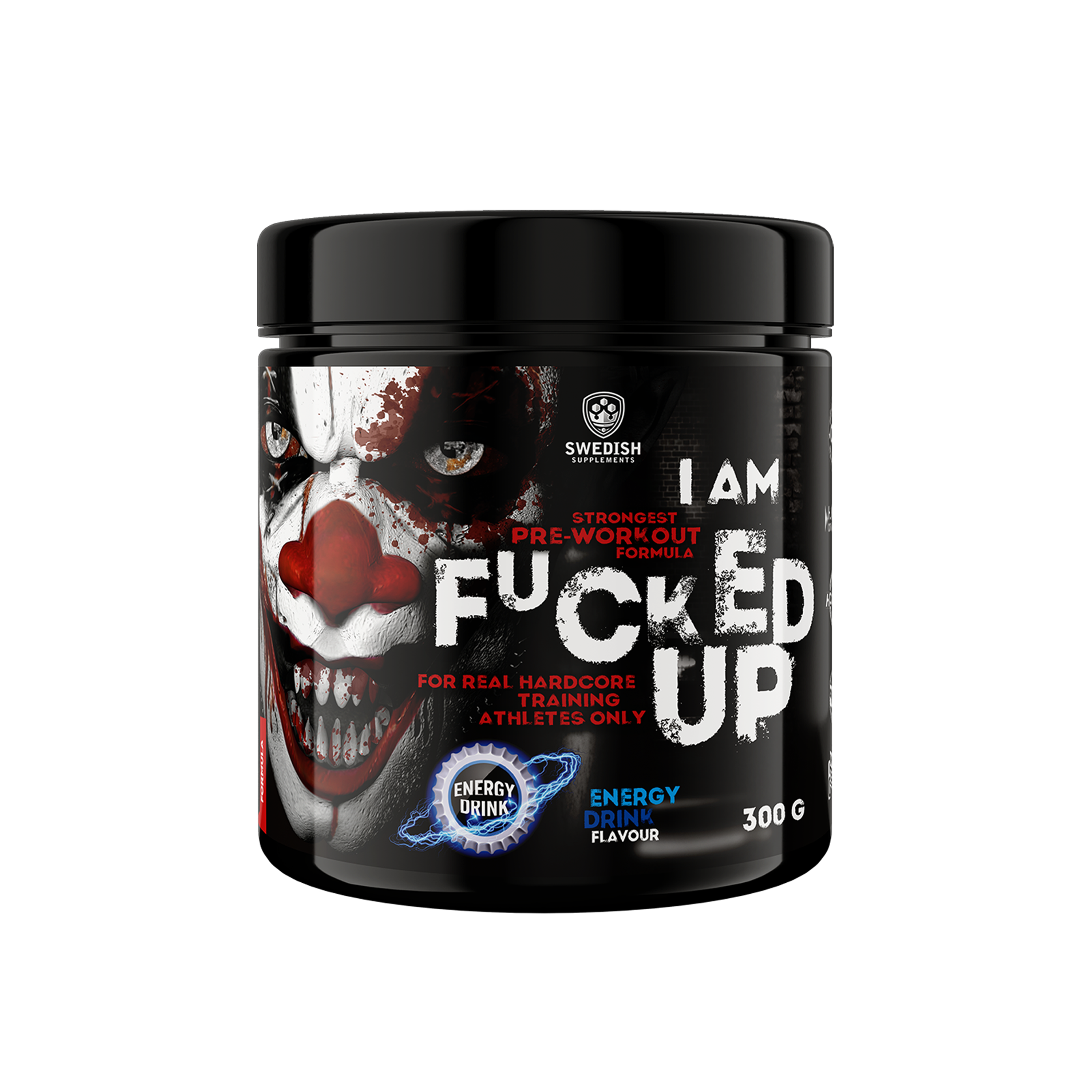 Pre-workout ‘Fucked Up Joker’ PWO, högstimulerande kosttillskott för grossist och återförsäljare