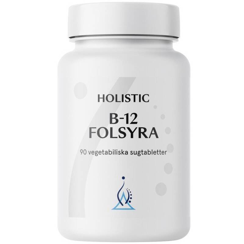 Holistic - B-12 Folsyra 90 sugtabletter