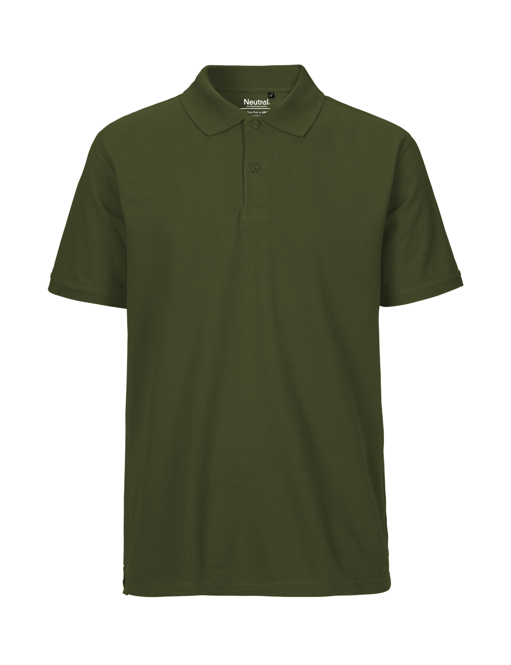 Piké Kortärmad - Herr - Neutral - Fairtrade & EKO GOTS - 18 olika färger - 8