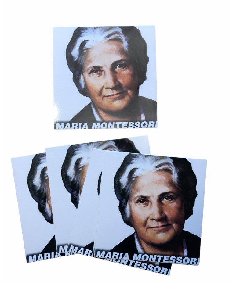 Klistermärke Maria Montessori (20st ) 