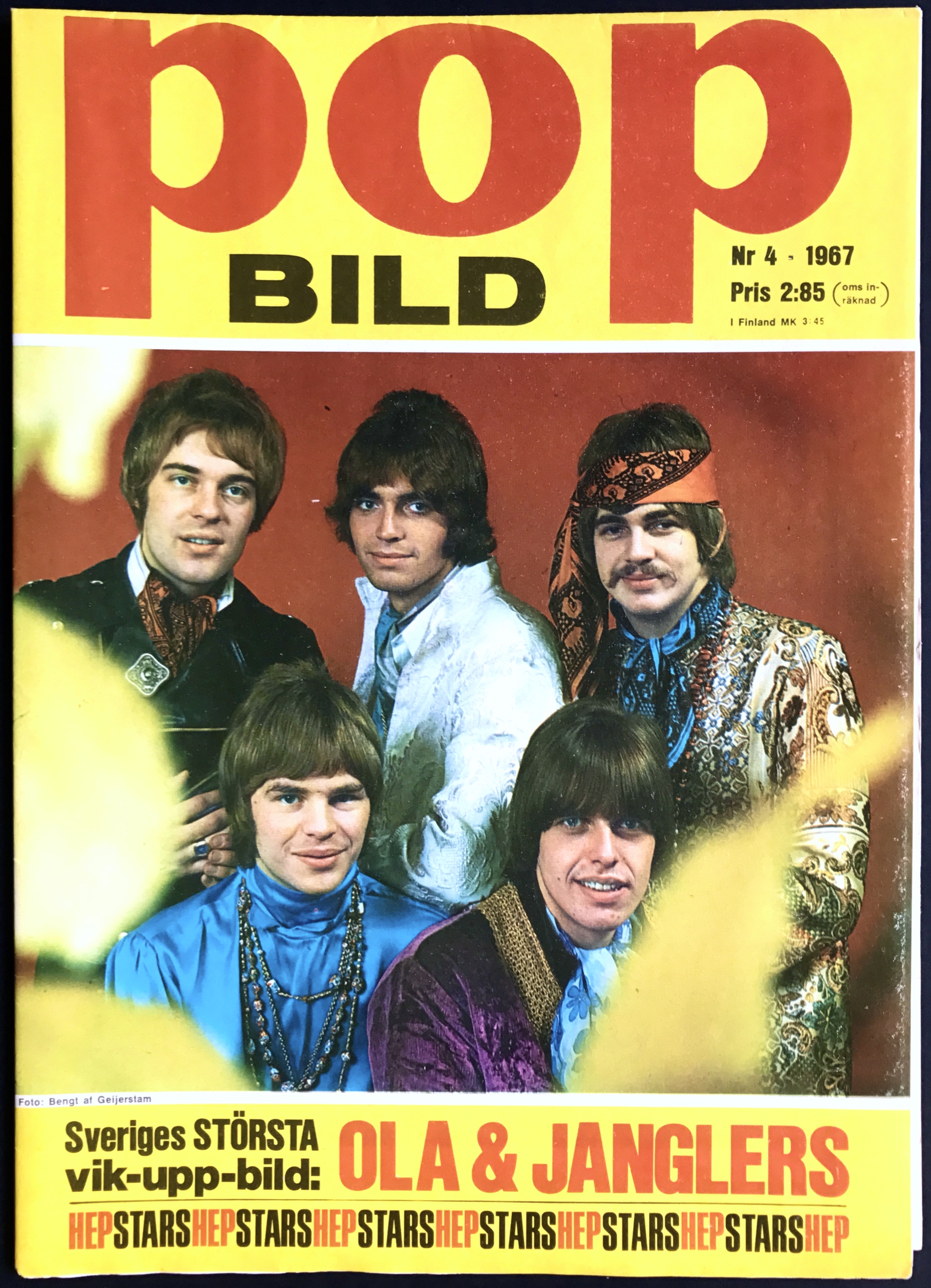 OLA & JANGLERS / HEP STARS - POPBILD No 4 1967