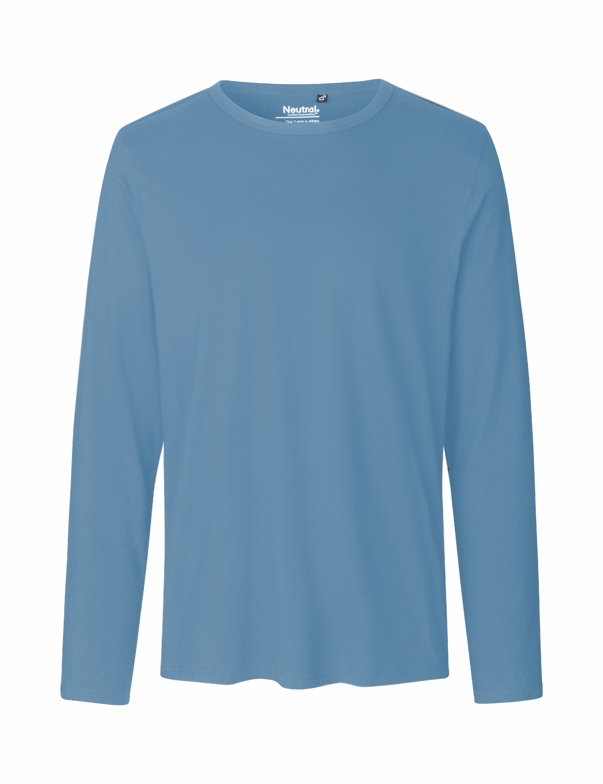 Långärmad T-shirt - Herr - Neutral - Fairtrade & EKO GOTS - 23 olika färger - 18