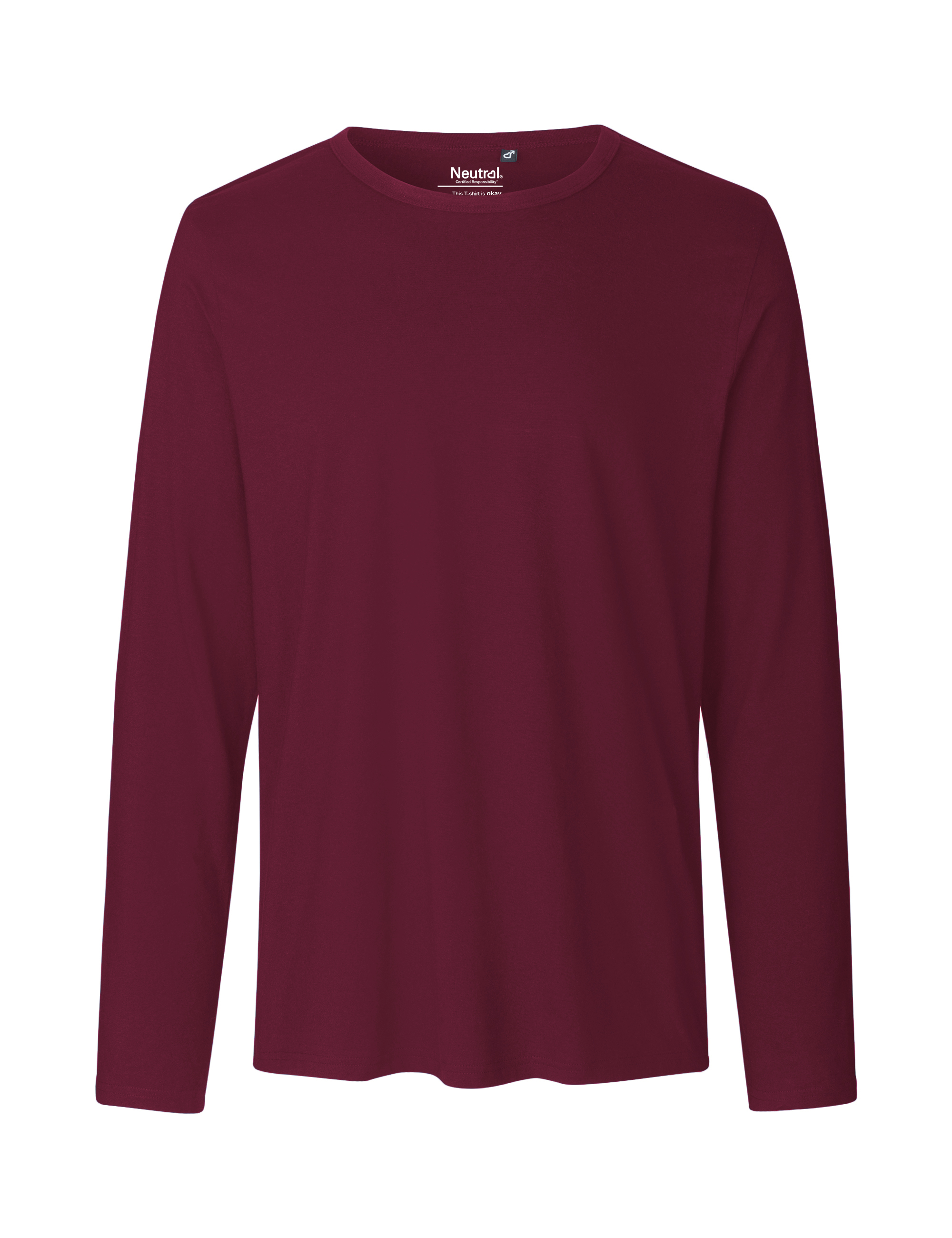 Långärmad T-shirt - Herr - Neutral - Fairtrade & EKO GOTS - 23 olika färger - 13
