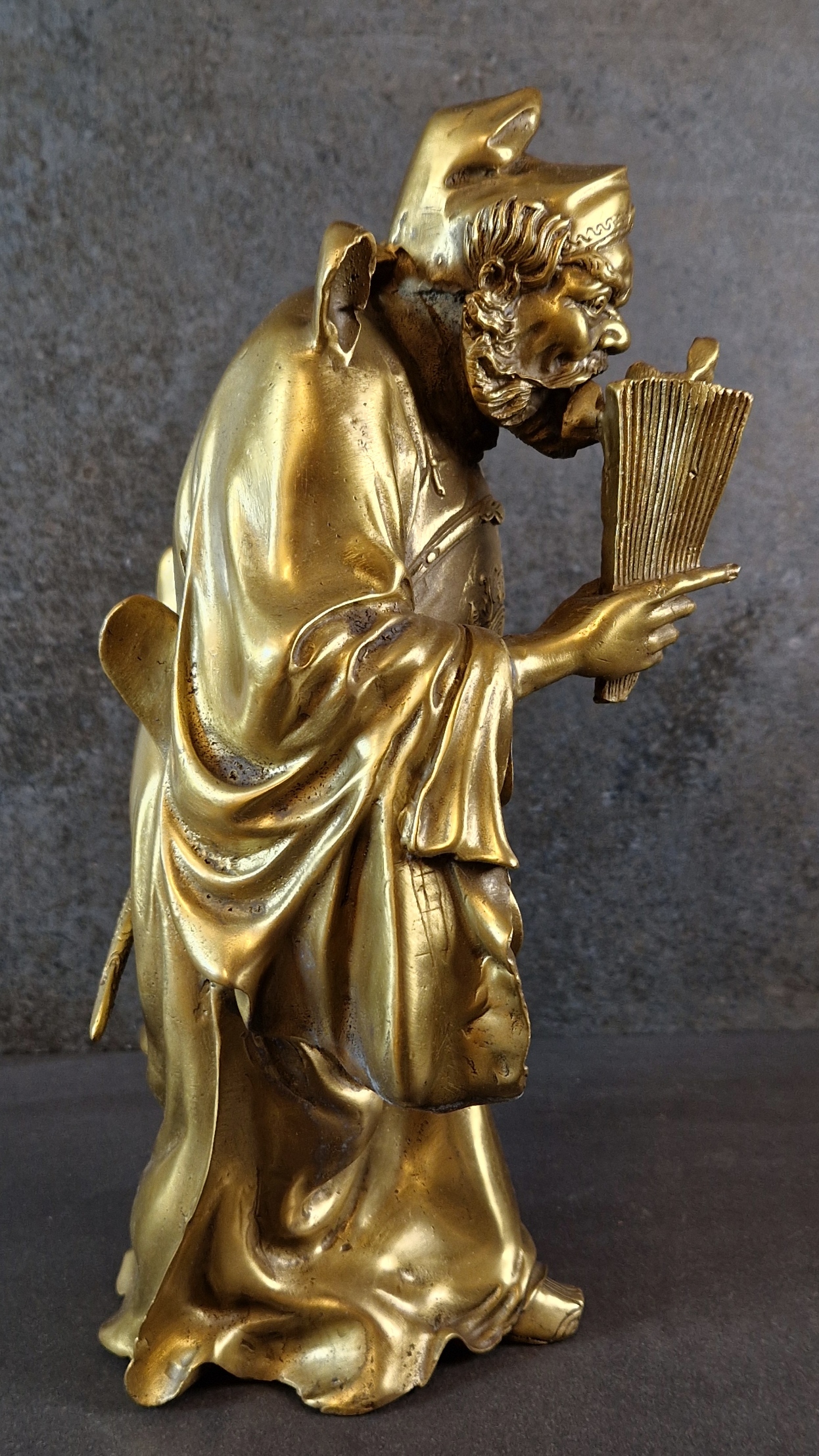 Zhongkui - Demonjägare - Brons staty  Stående - 3