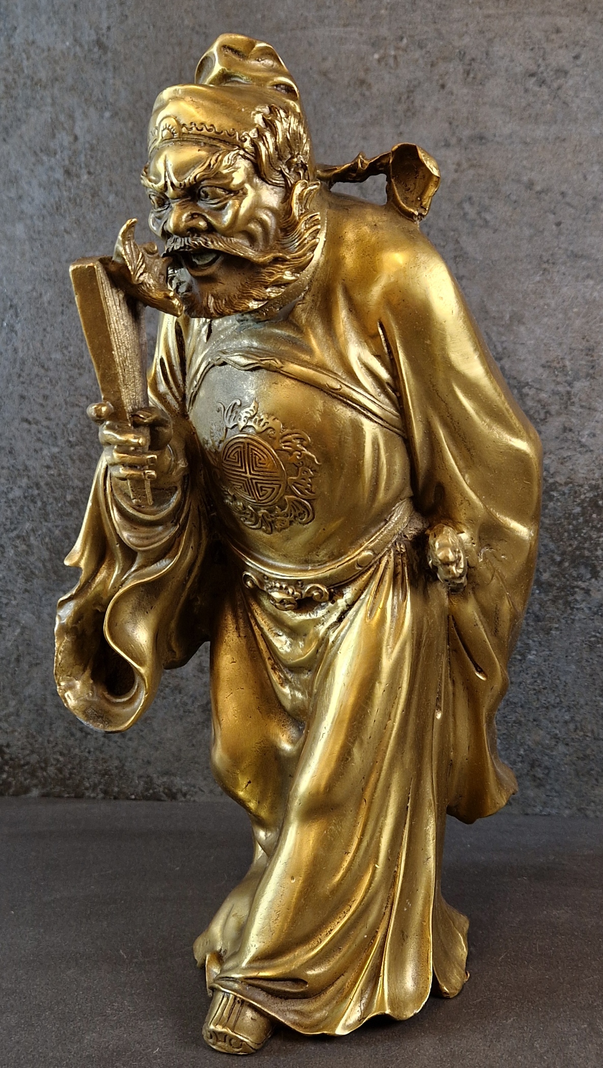 Zhongkui - Demonjägare - Brons staty  Stående