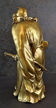 Zhongkui - Demonjägare - Brons staty  Stående
