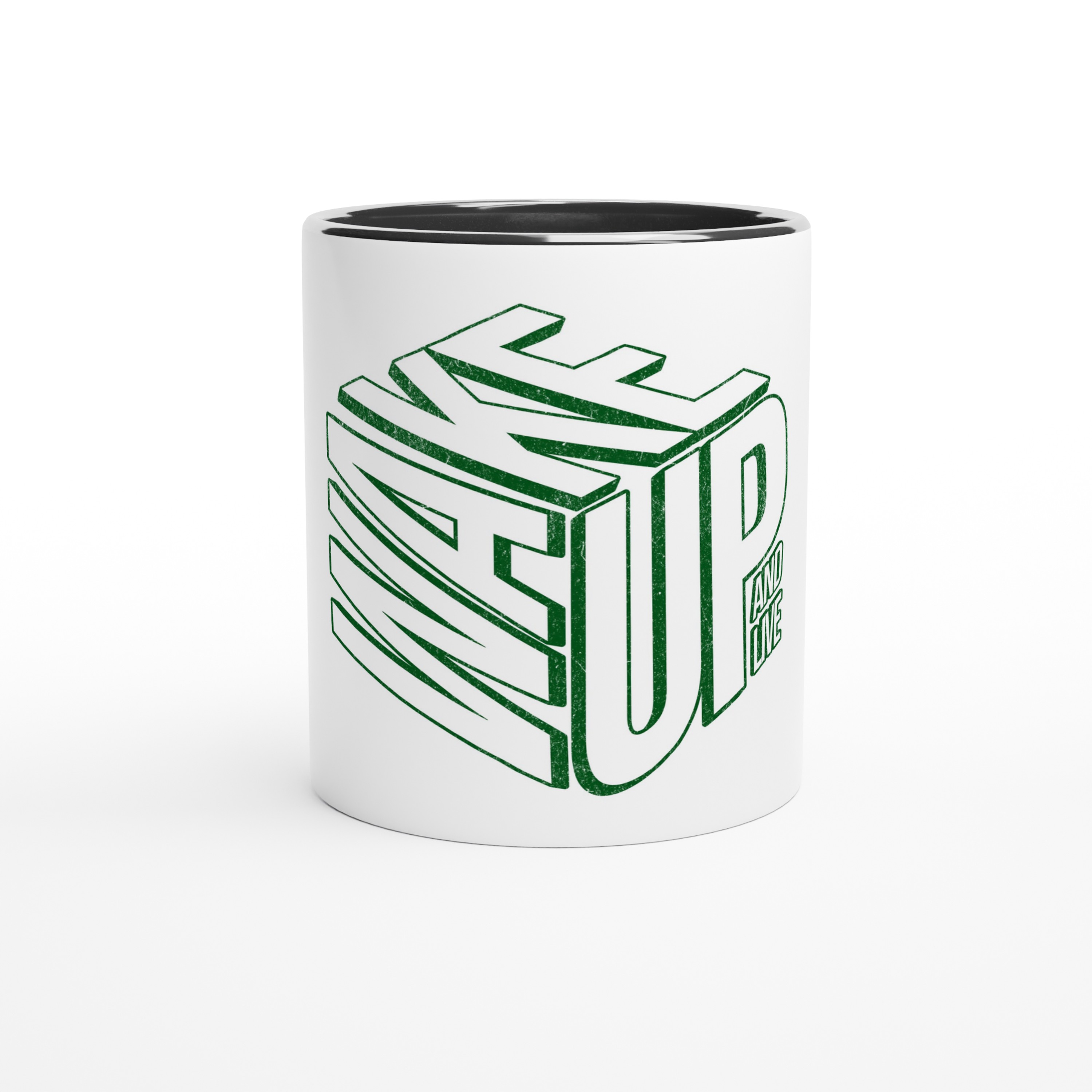 Wake Up Coffee Mug  White