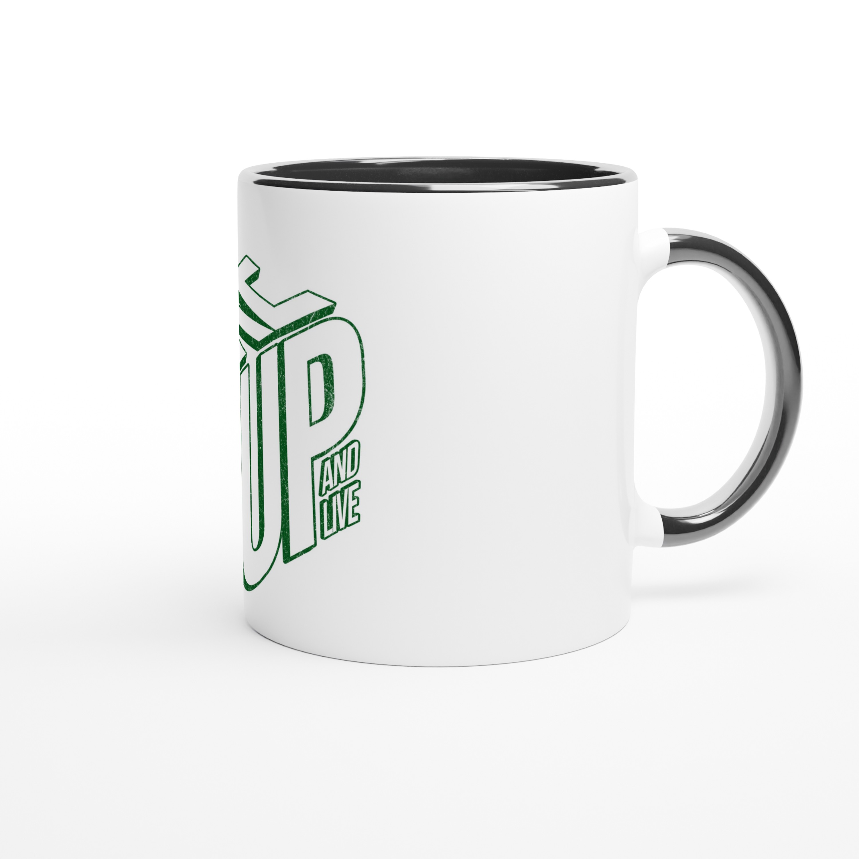 Wake Up Coffee Mug  White - 3