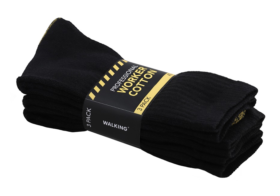 3-Pack Walking Arbetsstrumpor