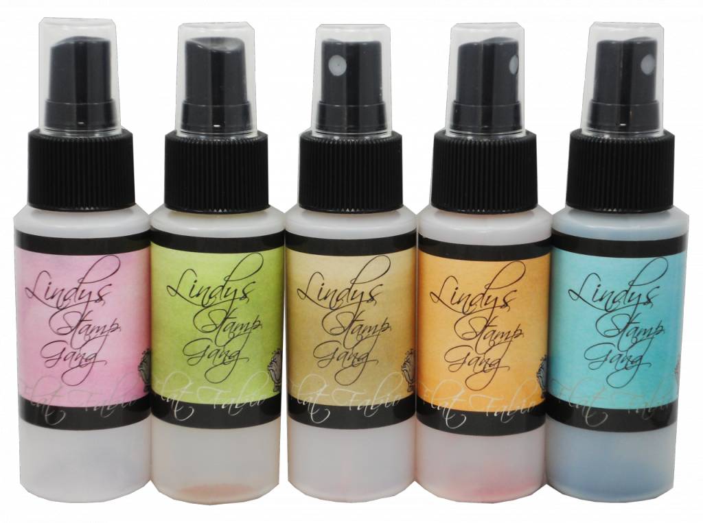 Hawaiian Island, Flat Fabio Spray Set, Lindy's stamp gang - 2