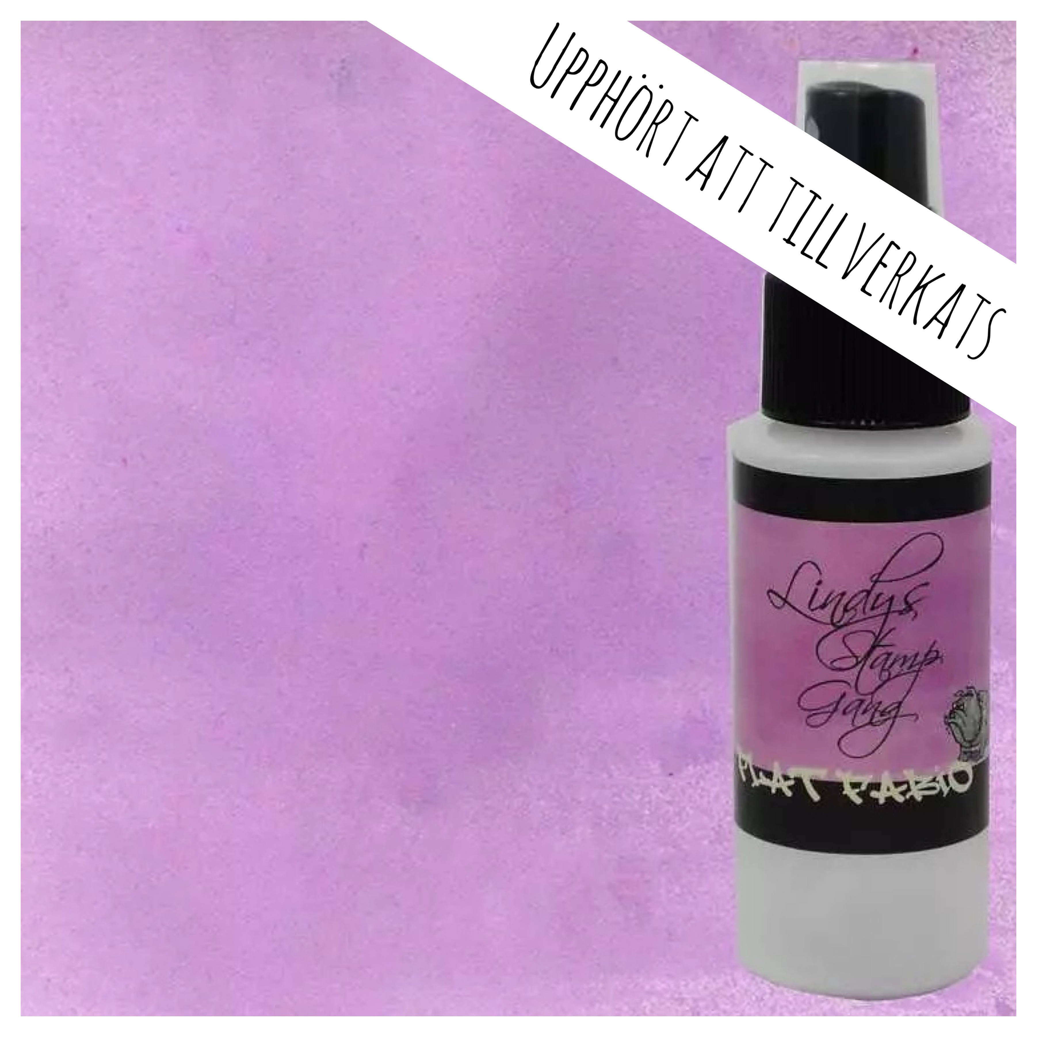 Frenchy's Pink Pouf, Flat Fabio Spray, Lindy's stamp gang