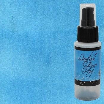 Caribbean Blue, Flat Fabio Spray, Lindy's stamp gang