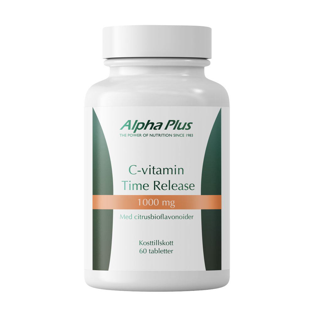 C-vitamin Time Release 1000 mg 60 tab Alpha Plus