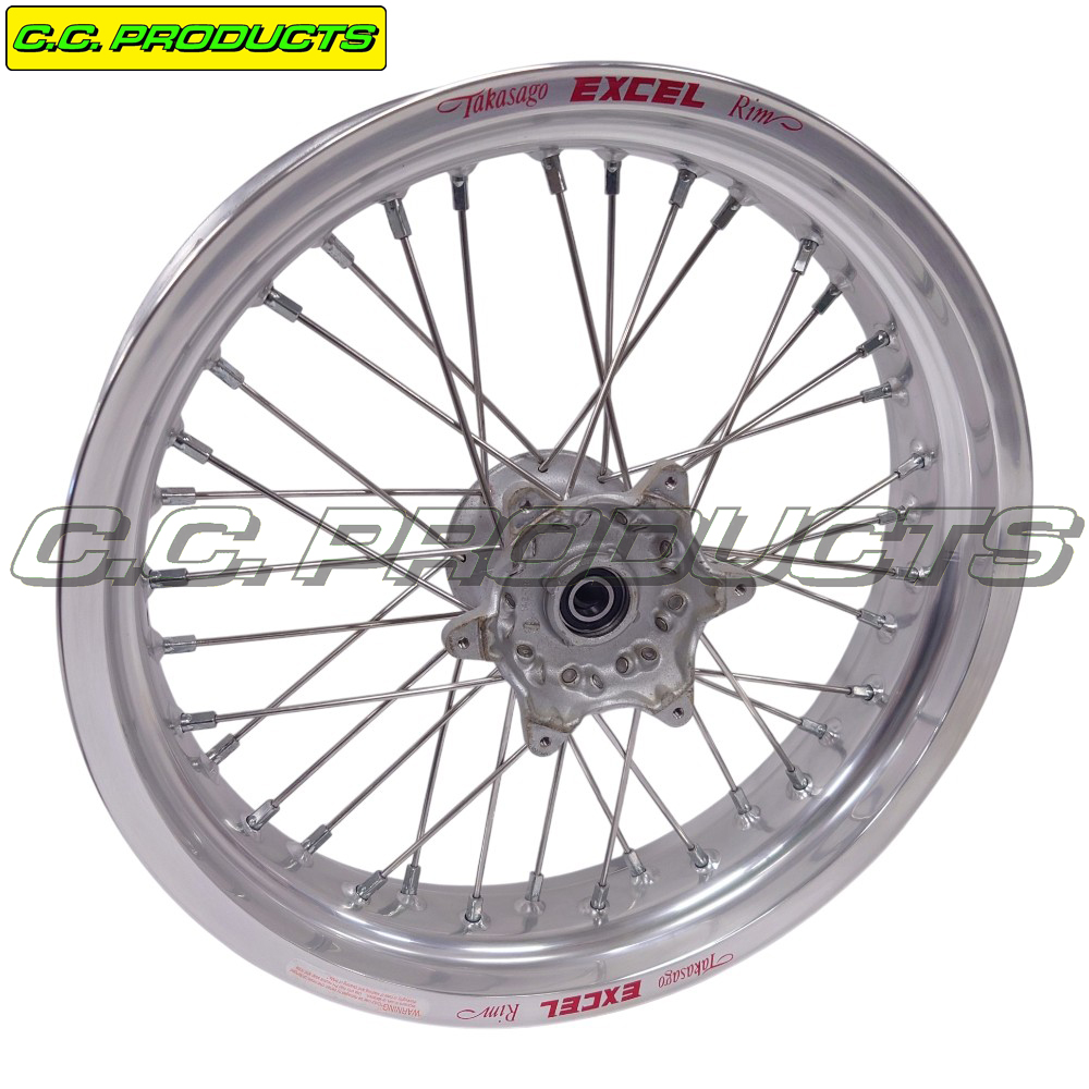 Ekersats Yamaha YZ 125 17x3,50 92- Framhjul - 2