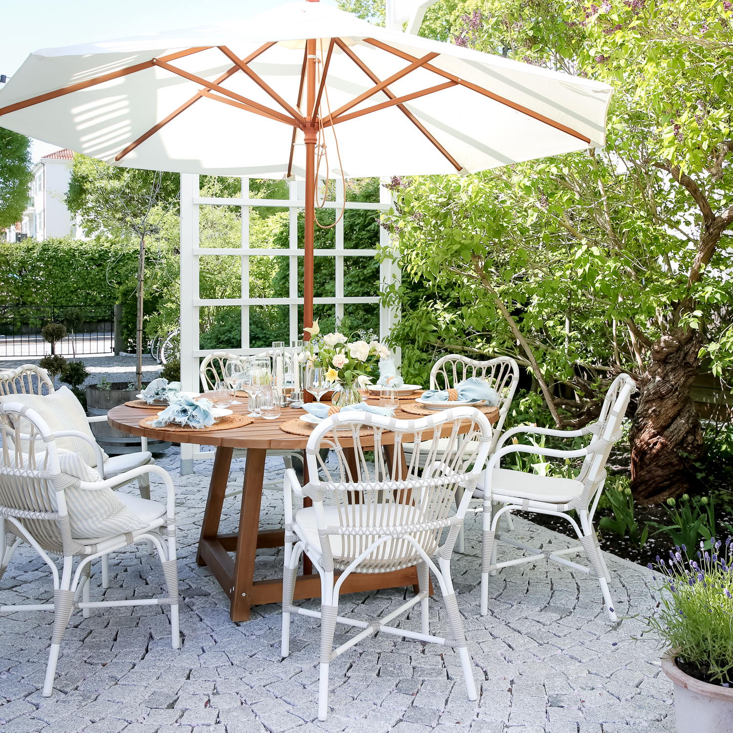 Margret chair Exterior dove white Sika Design - 2