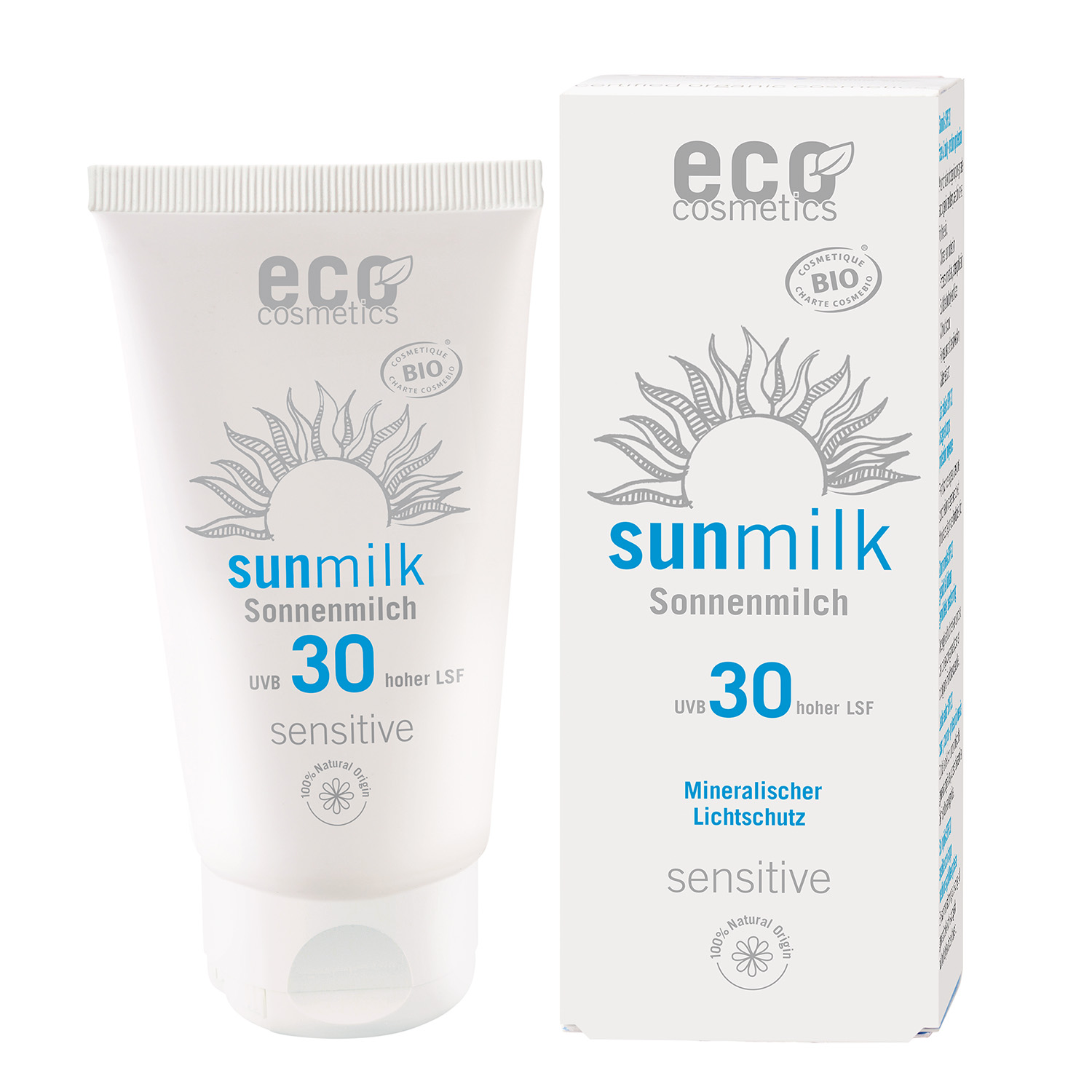 Sun Milk SPF 30 Sensitive 75ml x4, EKO