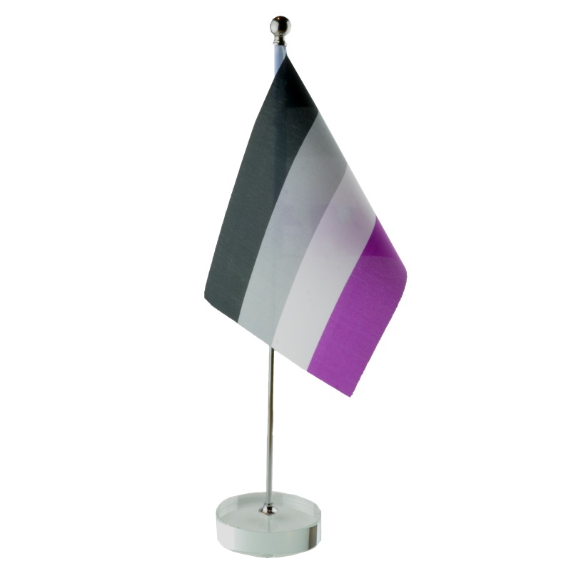 Asexuelle Tischfahne - 3