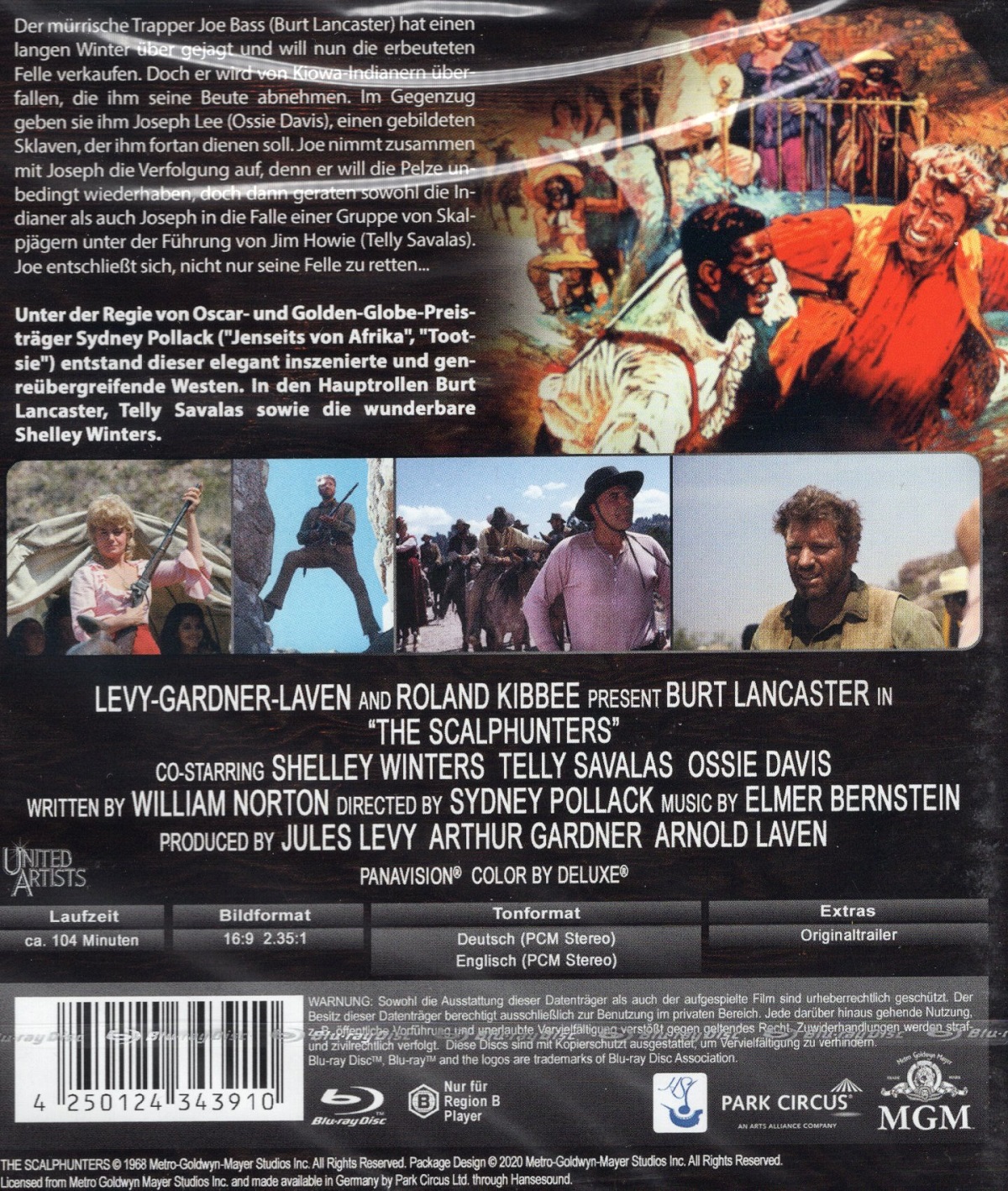 Scalphunters (ej svensk text) (Blu-ray) - 2