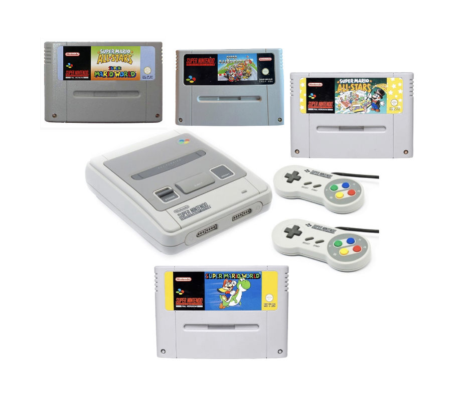 SNES Stora Mario-paketet