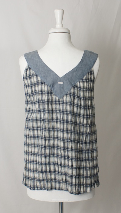 Pulz Jeans - Ärmlös Top Snerle Blue  - 2